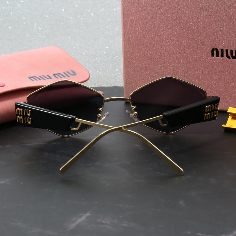 Miu Miu  Hexagonal Sunglasses