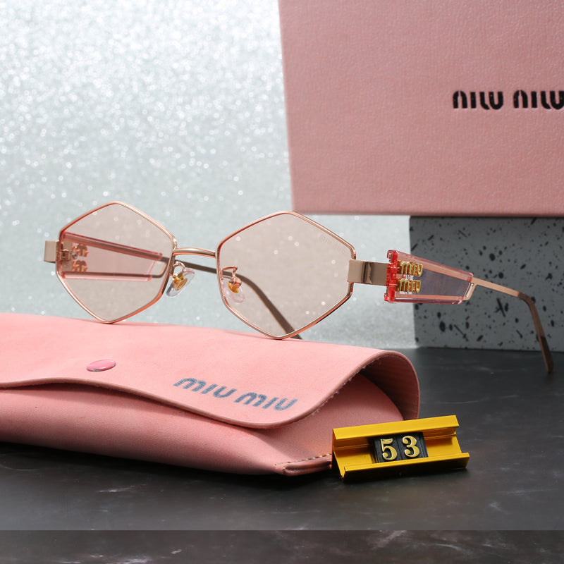 Miu Miu  Hexagonal Sunglasses