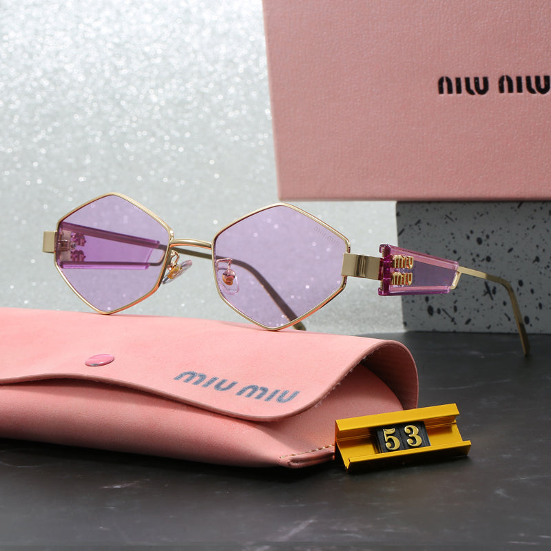 Miu Miu  Hexagonal Sunglasses