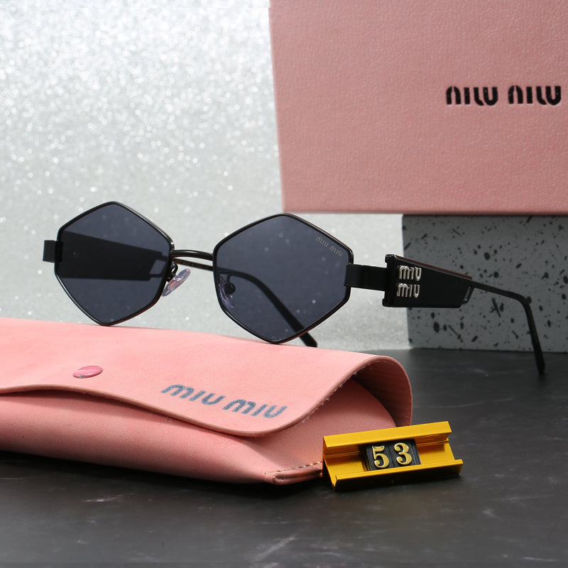 Miu Miu  Hexagonal Sunglasses