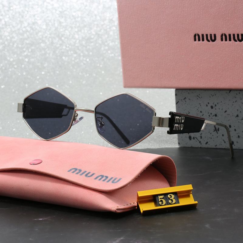 Miu Miu  Hexagonal Sunglasses